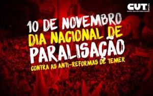 Read more about the article Acorda para lutar! Dia 10 todos às ruas contra a Reforma Trabalhista