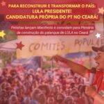 Manifesto pela candidatura própria do PT no Ceará